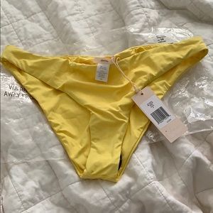 brand new yellow eberjey bikini bottoms